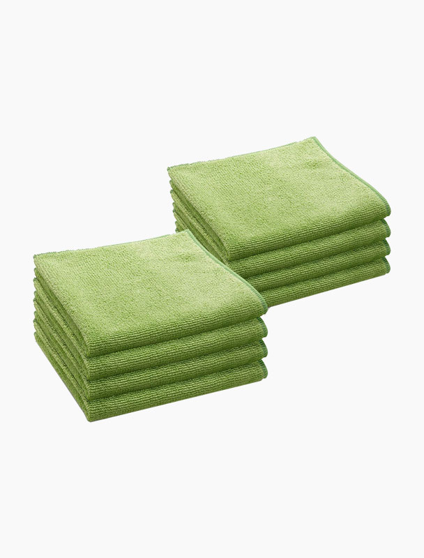 Microfiber-Cloth-Green-Pack-Of-10