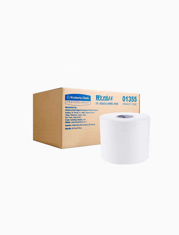 01355 WYPALL X70 WIPER ROLL WHITE